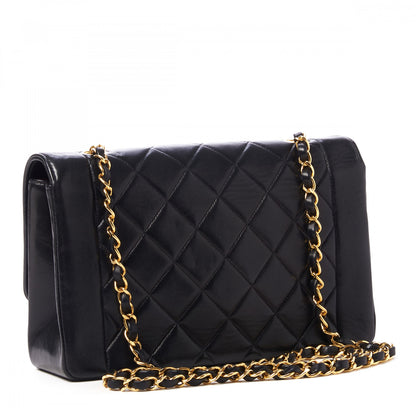 Chanel Lambskin Quilted Medium Single Flap Black 4 of 11