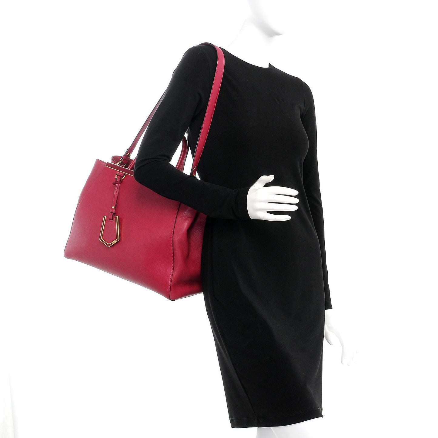 Vitello Elite Flamingo Regular 2Jours Tote Amarena