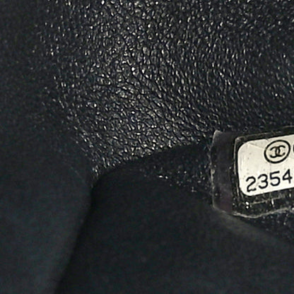 Chanel Lambskin Chevron Quilted Jumbo Double Flap Black 7 of 9