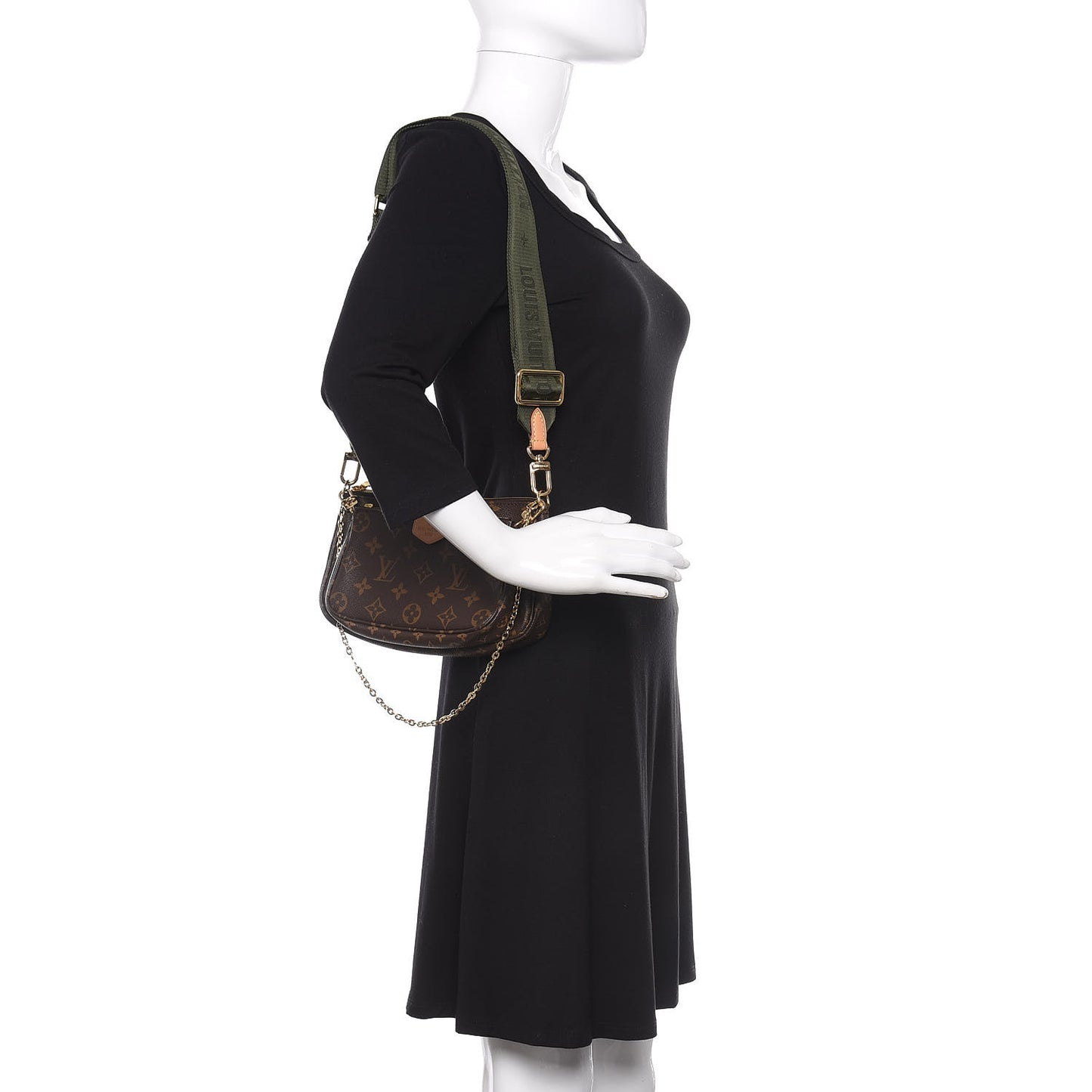 Monogram Multi Pochette Accessories Kaki