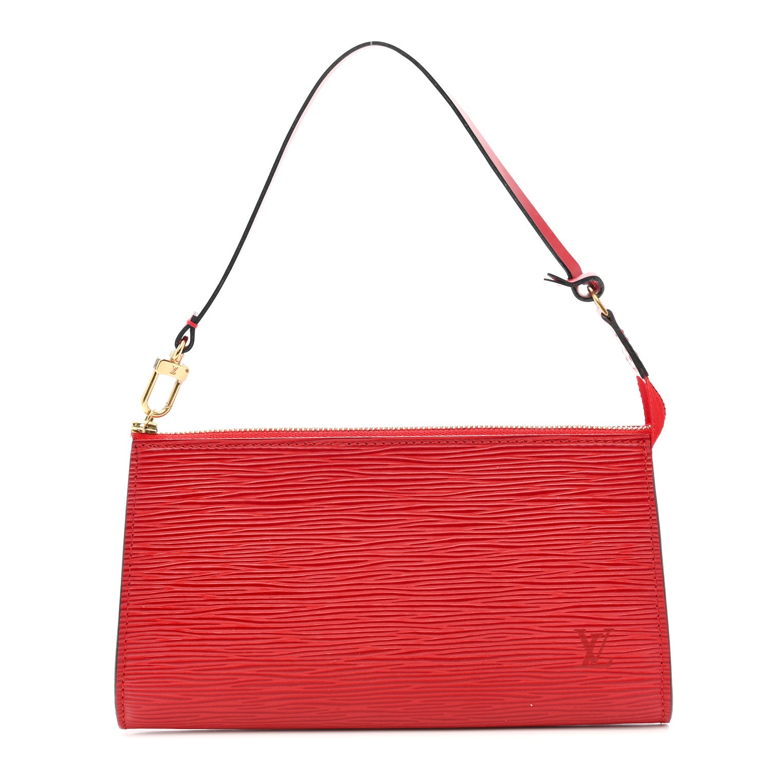 Louis Vuitton Epi Pochette Accessories 21 Castillan Red 1 of 10