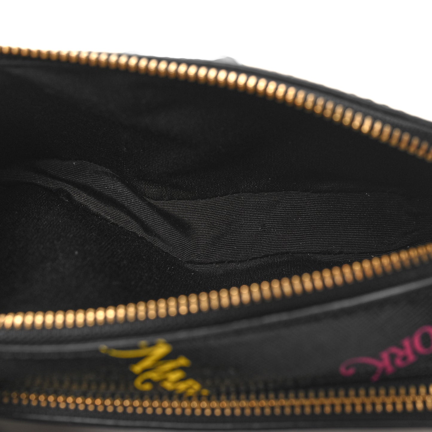 X New York Magazine Saffiano Small Snapshot Camera Bag Black Multicolor