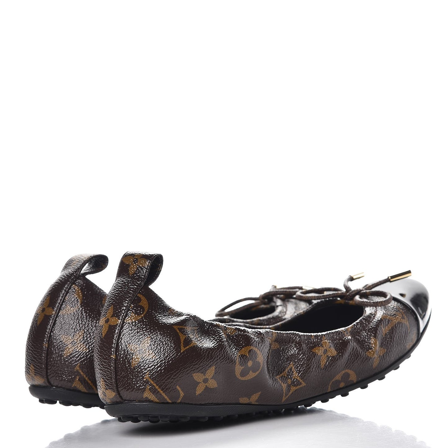 Monogram Flirty Ballerina Flats 39 Black