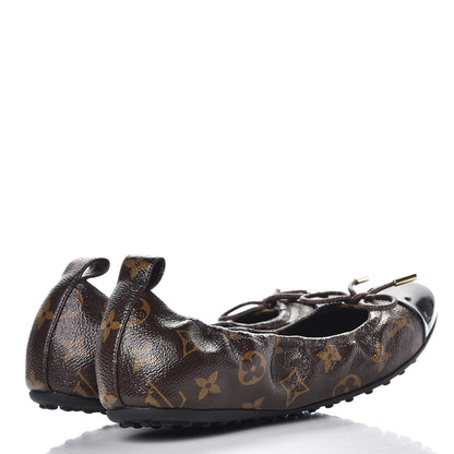 Louis Vuitton Monogram Flirty Ballerina Flats 39 Black 4 of 9
