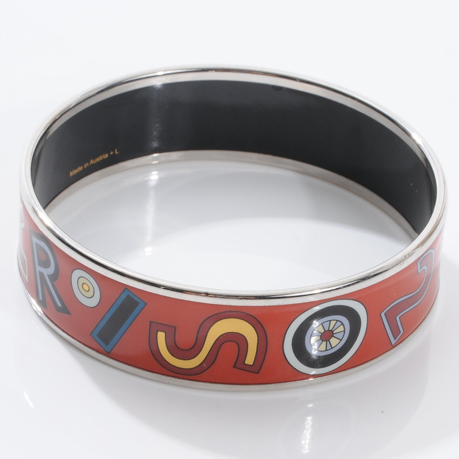 Hermes Enamel Wide Tohu Bohu Bracelet 60 6 of 6