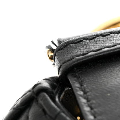 Christian Dior Lambskin Cannage Medium Lady Dior Black 12 of 12