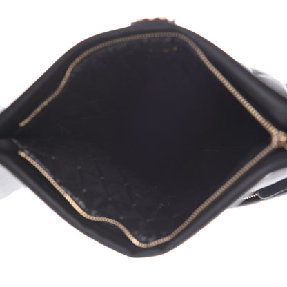 Chanel Lambskin Quilted Beauty CC Boy Clutch Black 5 of 8