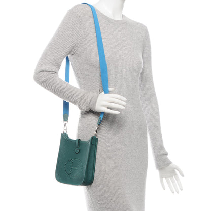 Hermes Taurillon Clemence Amazone Evelyne TPM Malachite Zanzibar 2 of 6