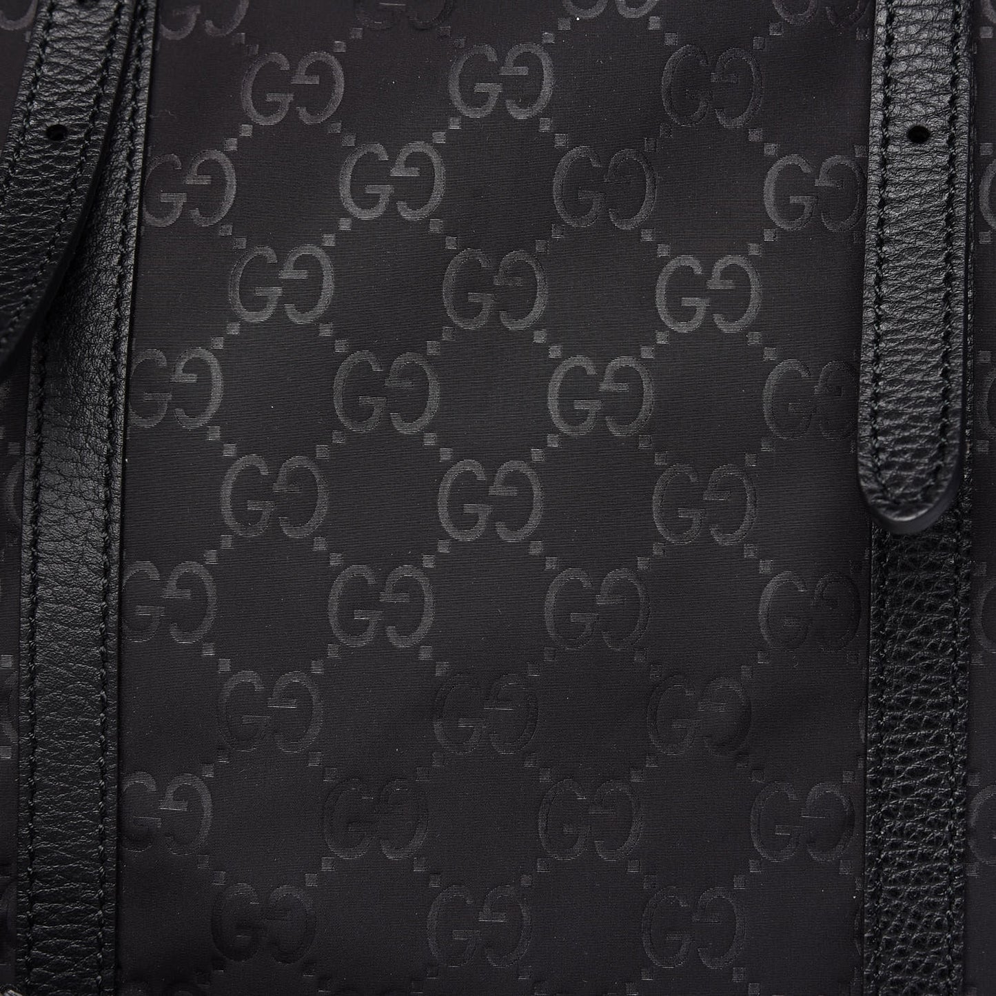 Nylon Monogram Light Duffle Bag Black