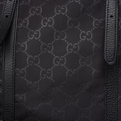 Gucci Nylon Monogram Light Duffle Bag Black 9 of 11