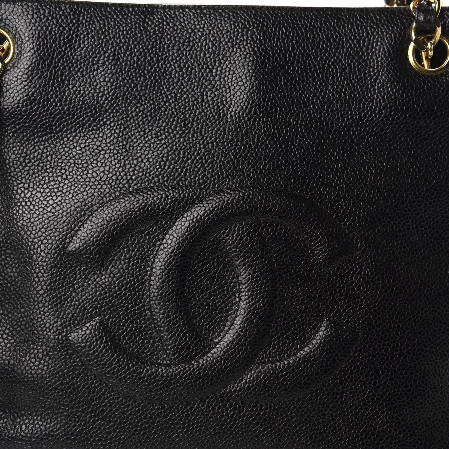 Caviar CC Shoulder Bag Black