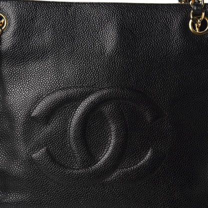 Chanel Caviar CC Shoulder Bag Black 11 of 11
