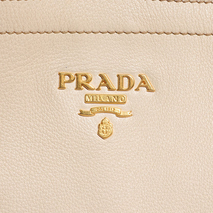 Prada Vitello Daino Side Pocket Hobo Talco 7 of 11