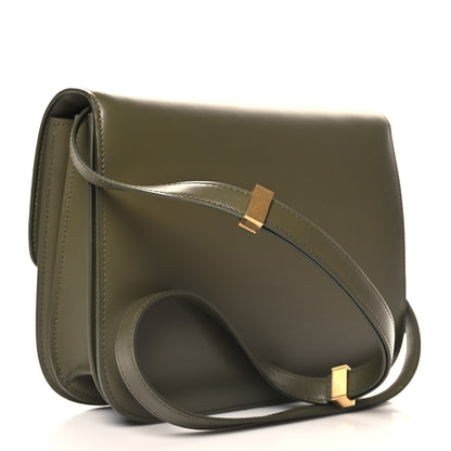 Celine Box Calfskin Classic Box Medium Flap Bag Army Green 3 of 12