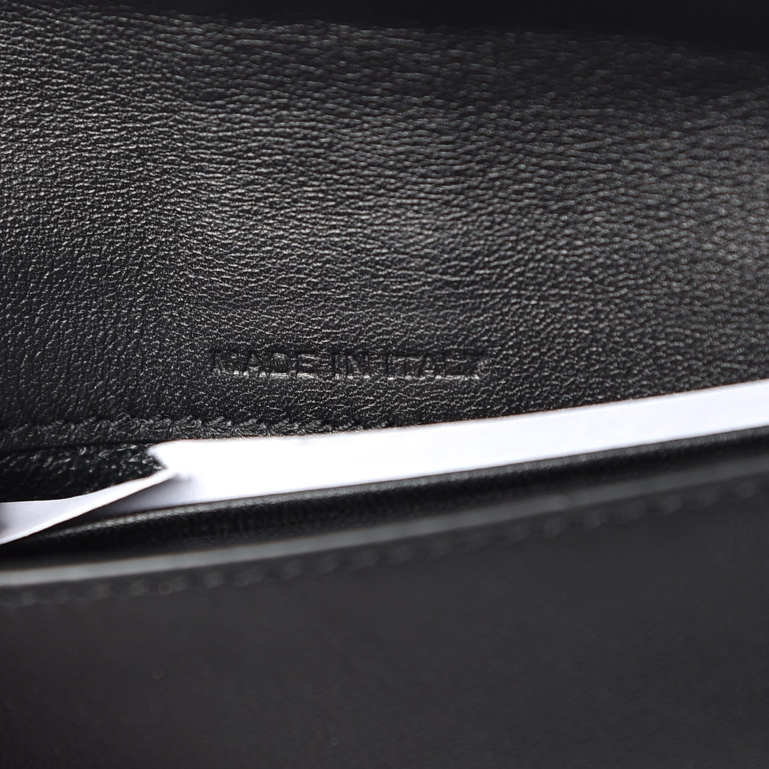 Saint Laurent Calfskin Monogram Tri Pocket Crossbody Bag Black 9 of 10