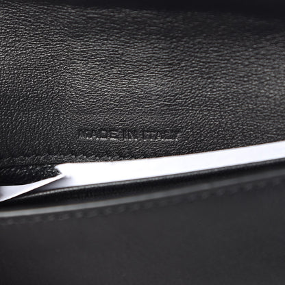 Saint Laurent Calfskin Monogram Tri Pocket Crossbody Bag Black 9 of 10