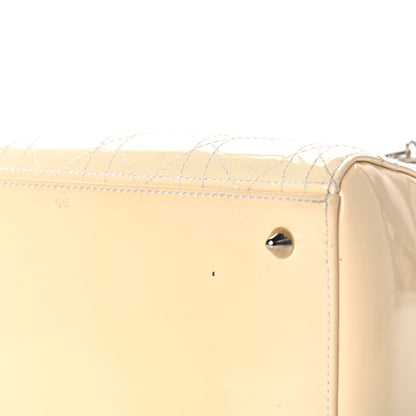 Christian Dior Patent Cannage Stitched Medium Lady Dior White 10 of 10