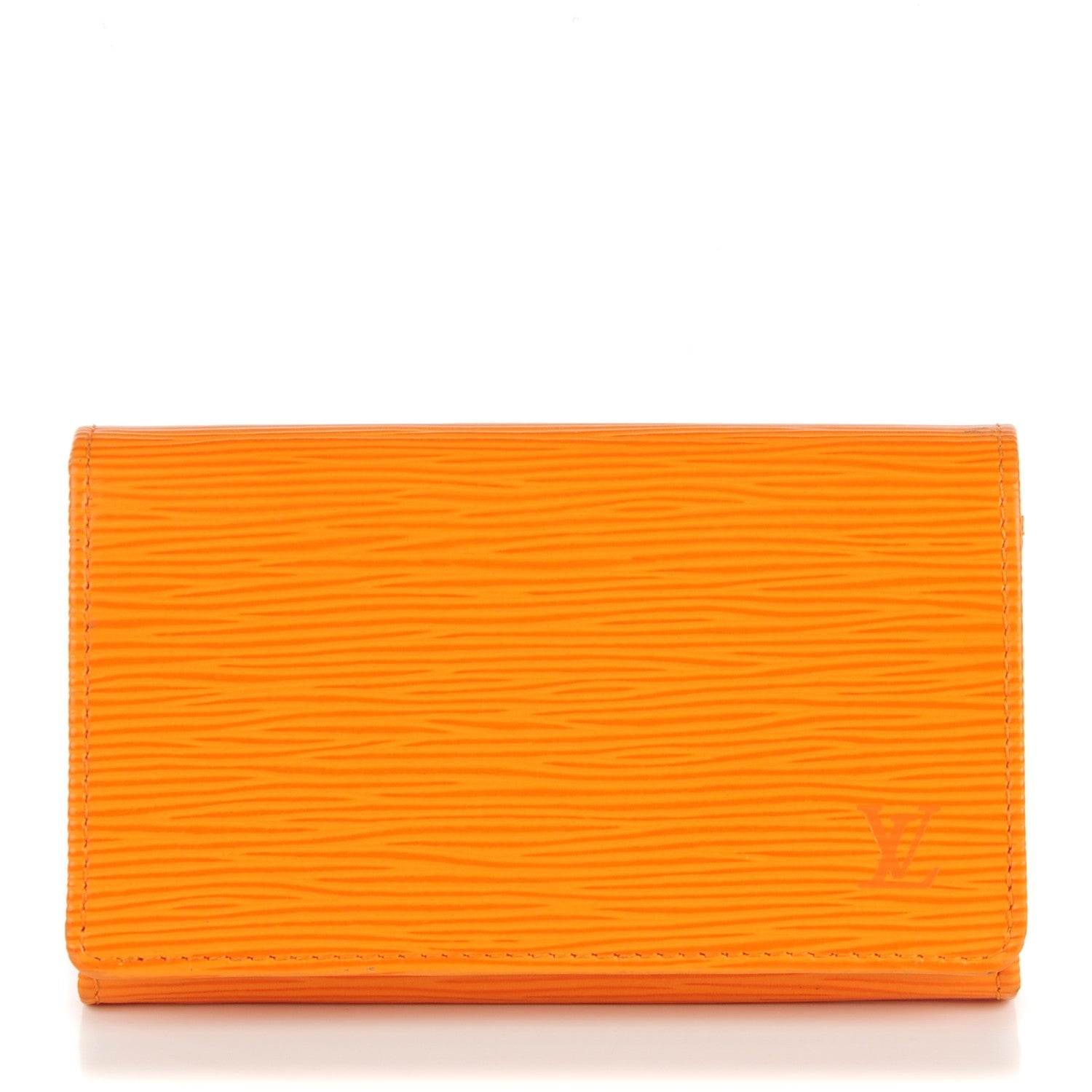 Louis Vuitton Epi Porte-Monnaie Billets Tresor Wallet Mandarine 1 of 8