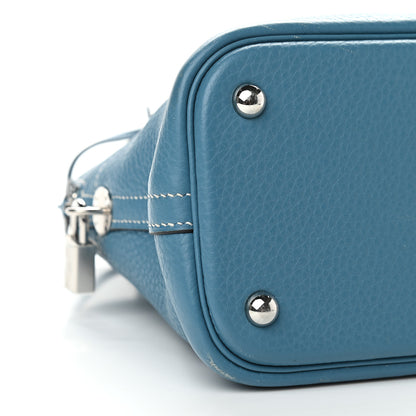 Hermes Taurillon Clemence Bolide 31 Blue Jean 7 of 9