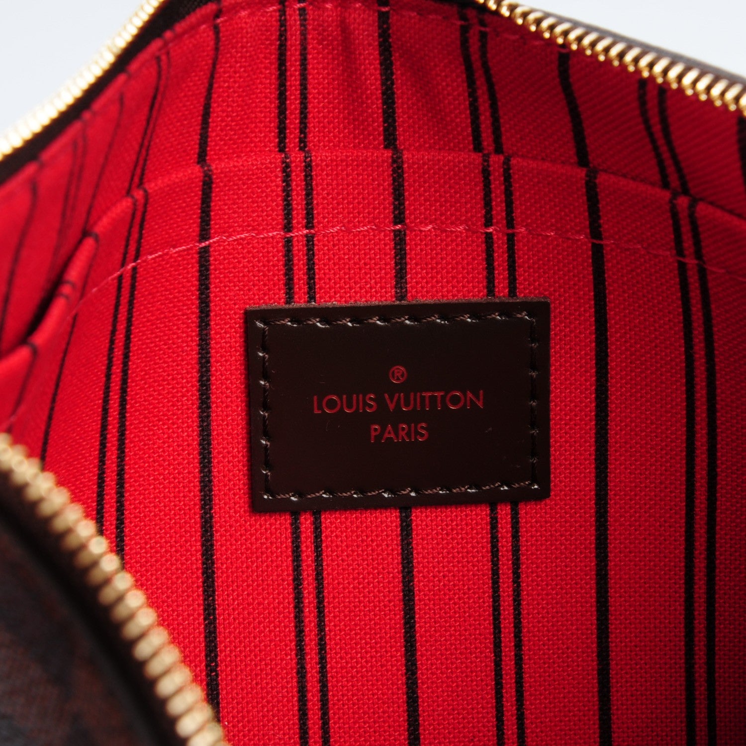 Louis Vuitton Damier Ebene Neverfull MM GM Pochette 6 of 7