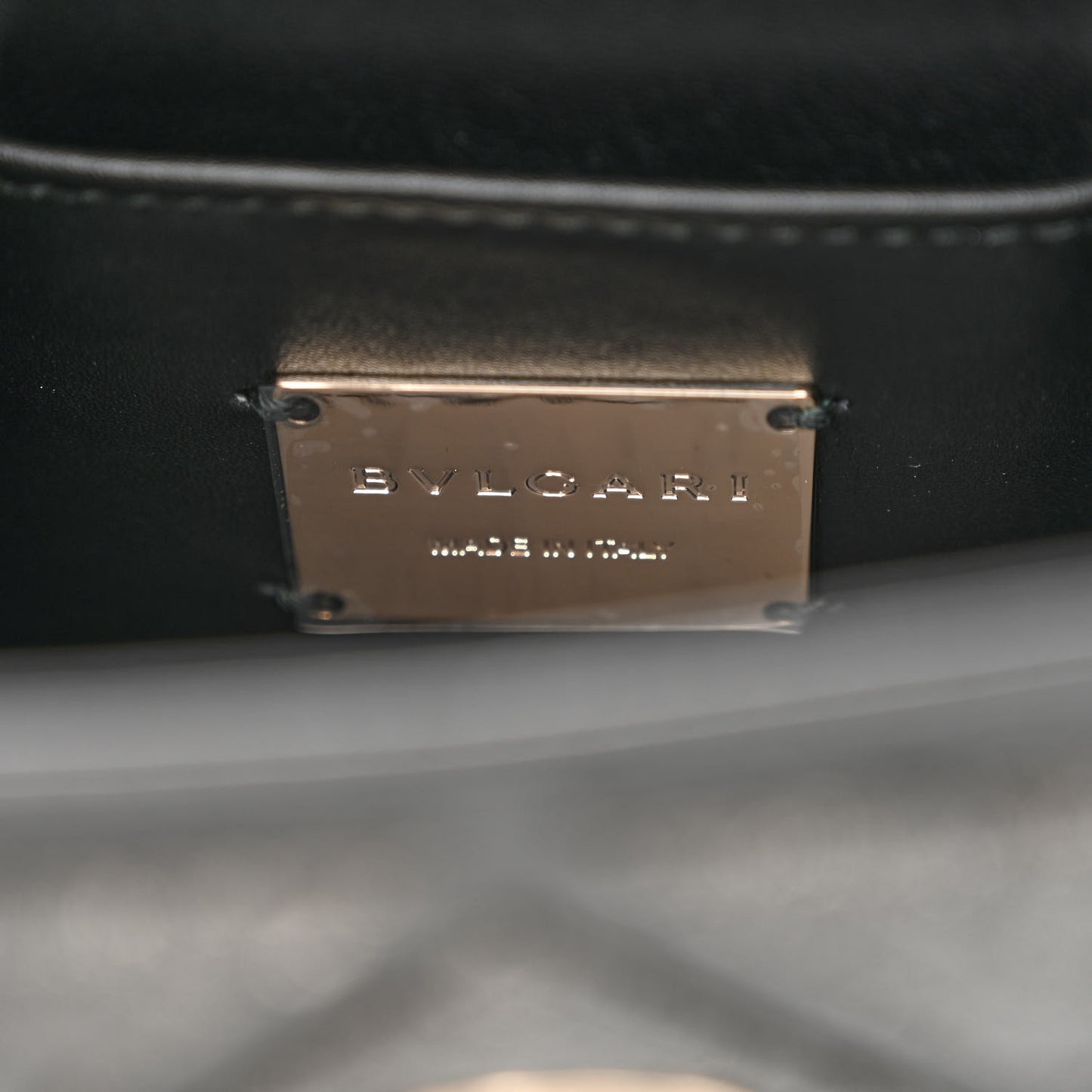 Calfskin Snakeskin Serpenti Forever Crossbody Bag Black