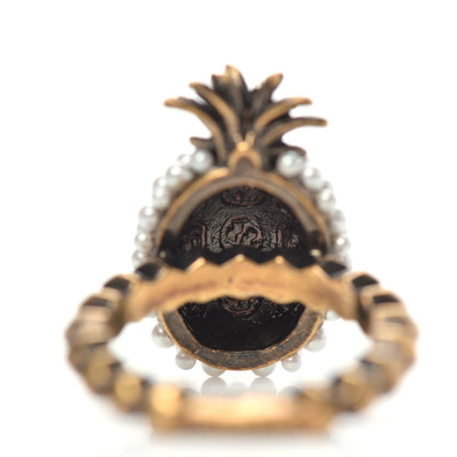 Gucci Pearl Pineapple Ring M Cream 5 of 6