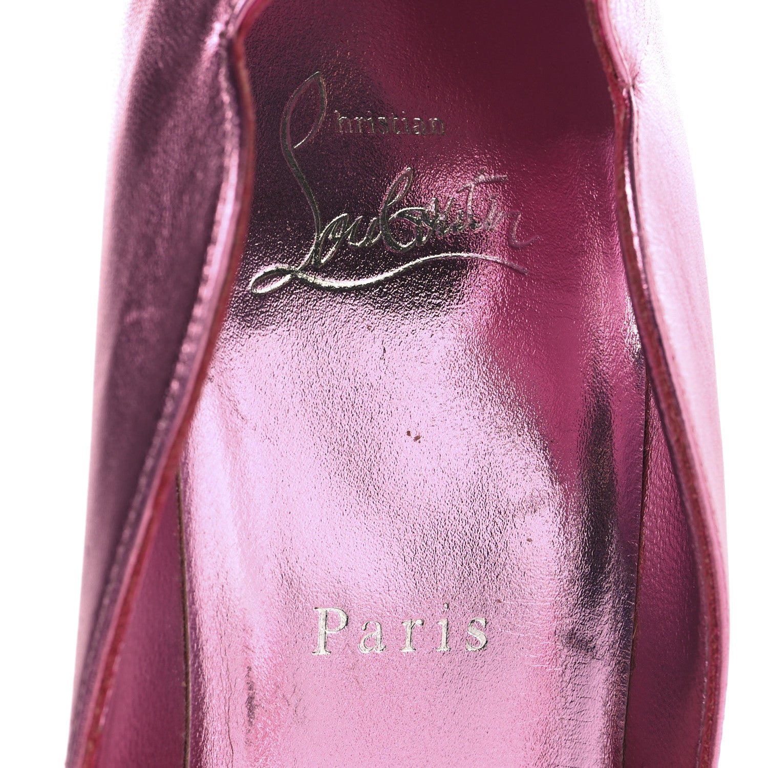 Christian Louboutin Kid Laminato Hot Chick 100 Pumps 39 Confettis 8 of 10