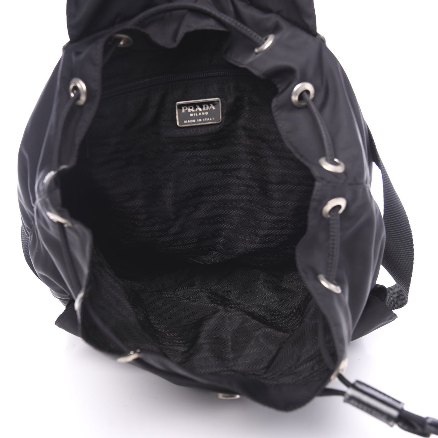Nylon Vela Medium Backpack Black