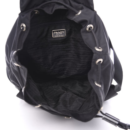 Prada Nylon Vela Medium Backpack Black 4 of 10