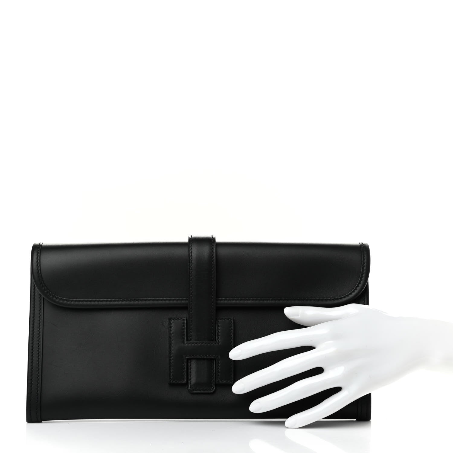 Hermes Box Jige Elan 29 Clutch Black 2 of 8