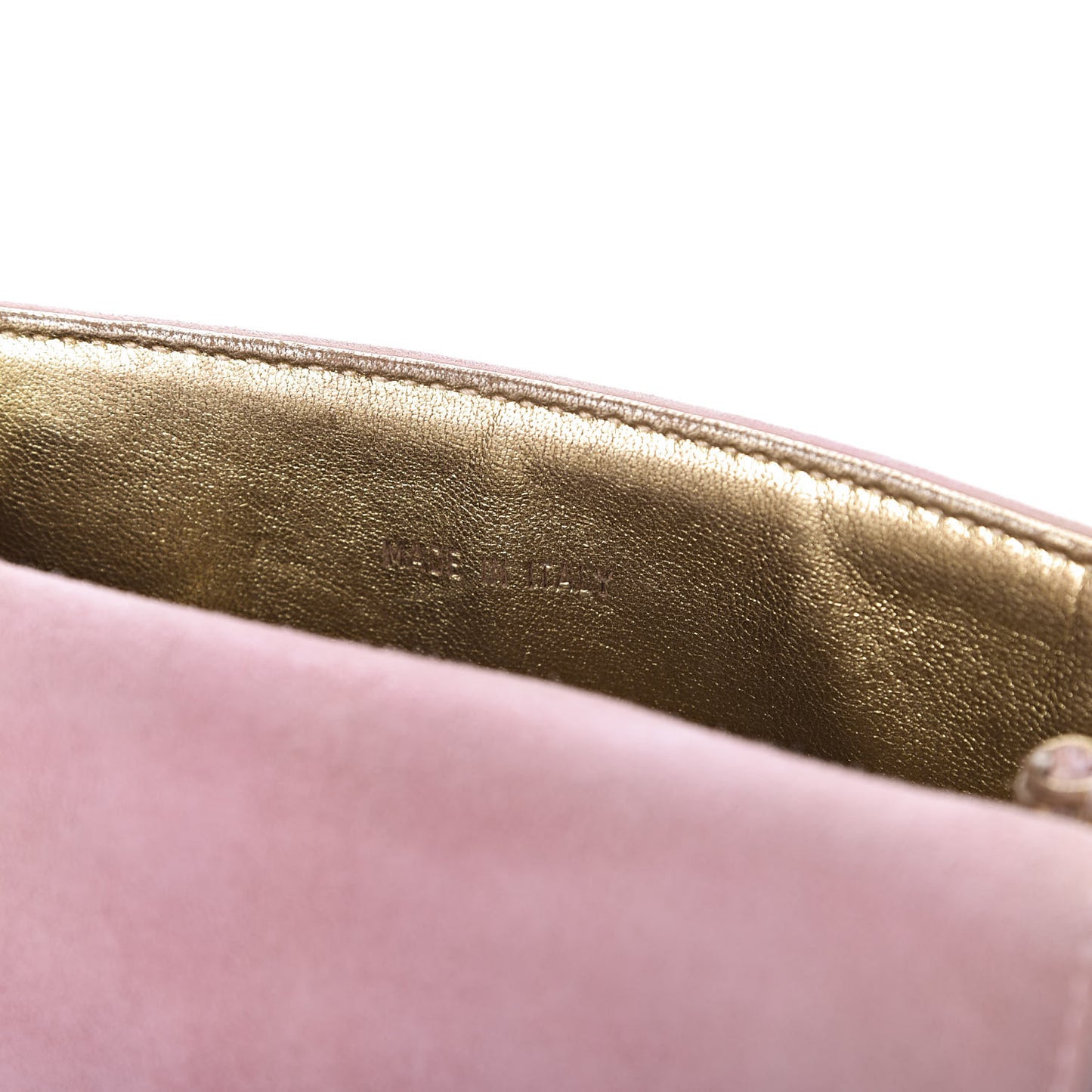 Suede Camellia Mini Flap Pink