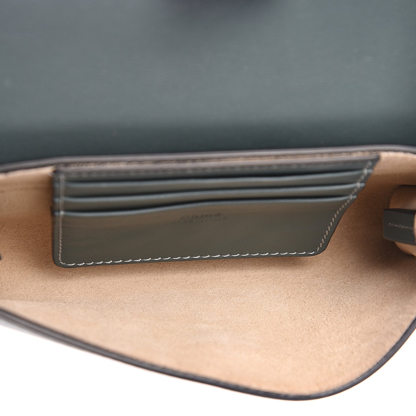 Suede Calfskin Mini Faye Shoulder Bag Cloudy Blue