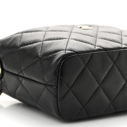 Chanel Caviar Quilted Hobo Black 9 of 11