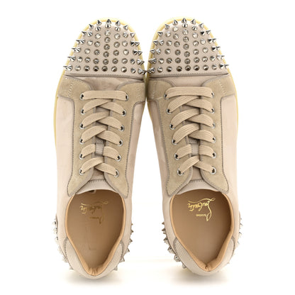 Christian Louboutin Camouflage Jacquard Seavaste 2 Orlato Flat Sneakers 43 Desert Silver 2 of 11