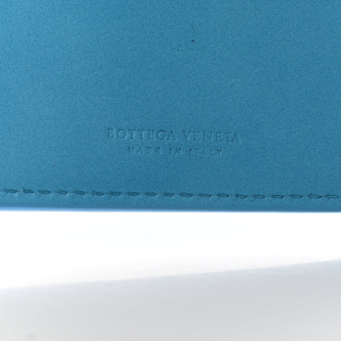 Nappa Intrecciato Bifold Wallet Sky Blue