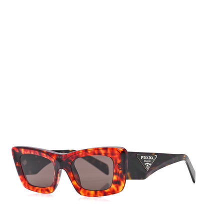 Prada Acetate Symbole Sunglasses SPR 13Z Tortoise 1 of 8