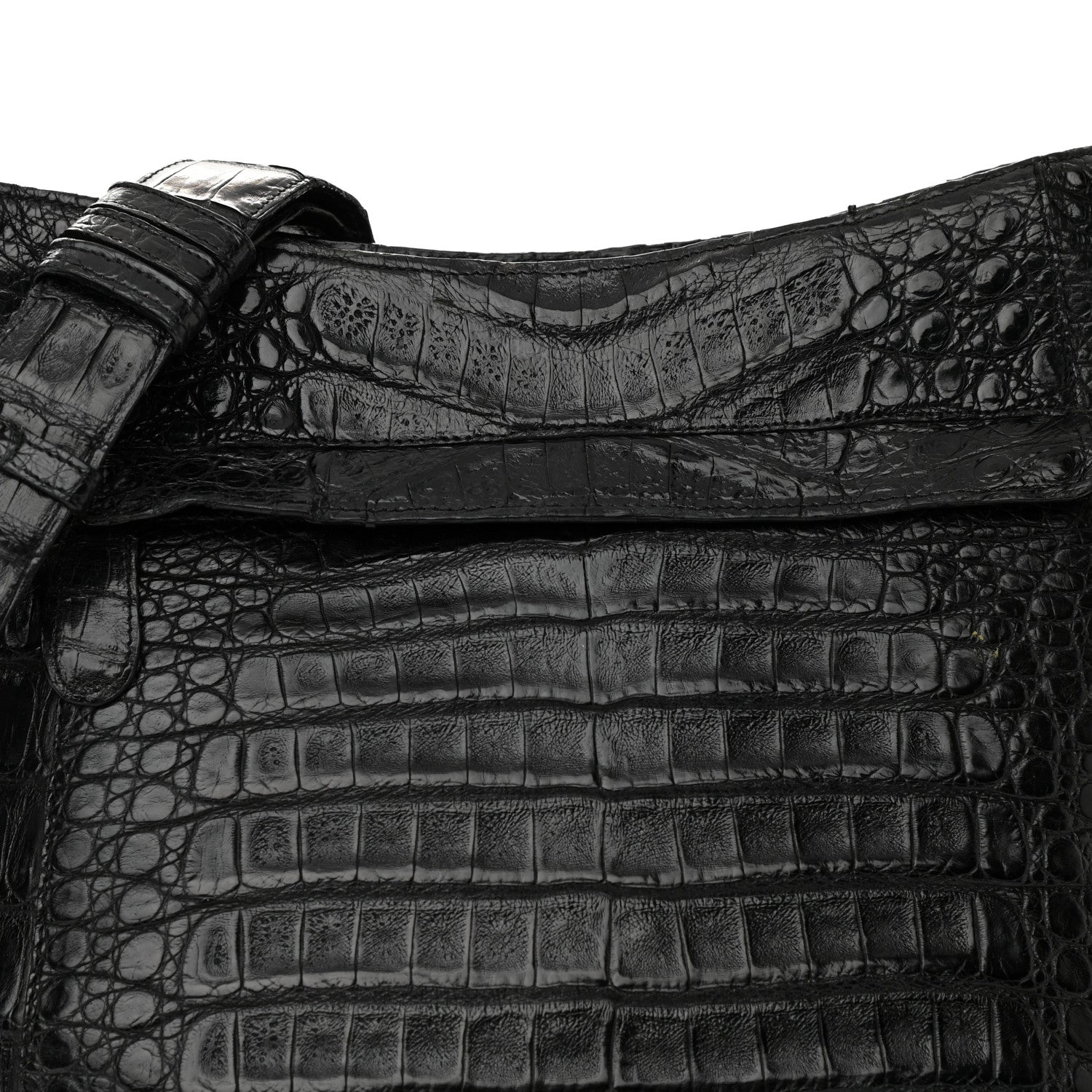 Nancy Gonzalez Crocodile Crossbody Bag Black 9 of 14
