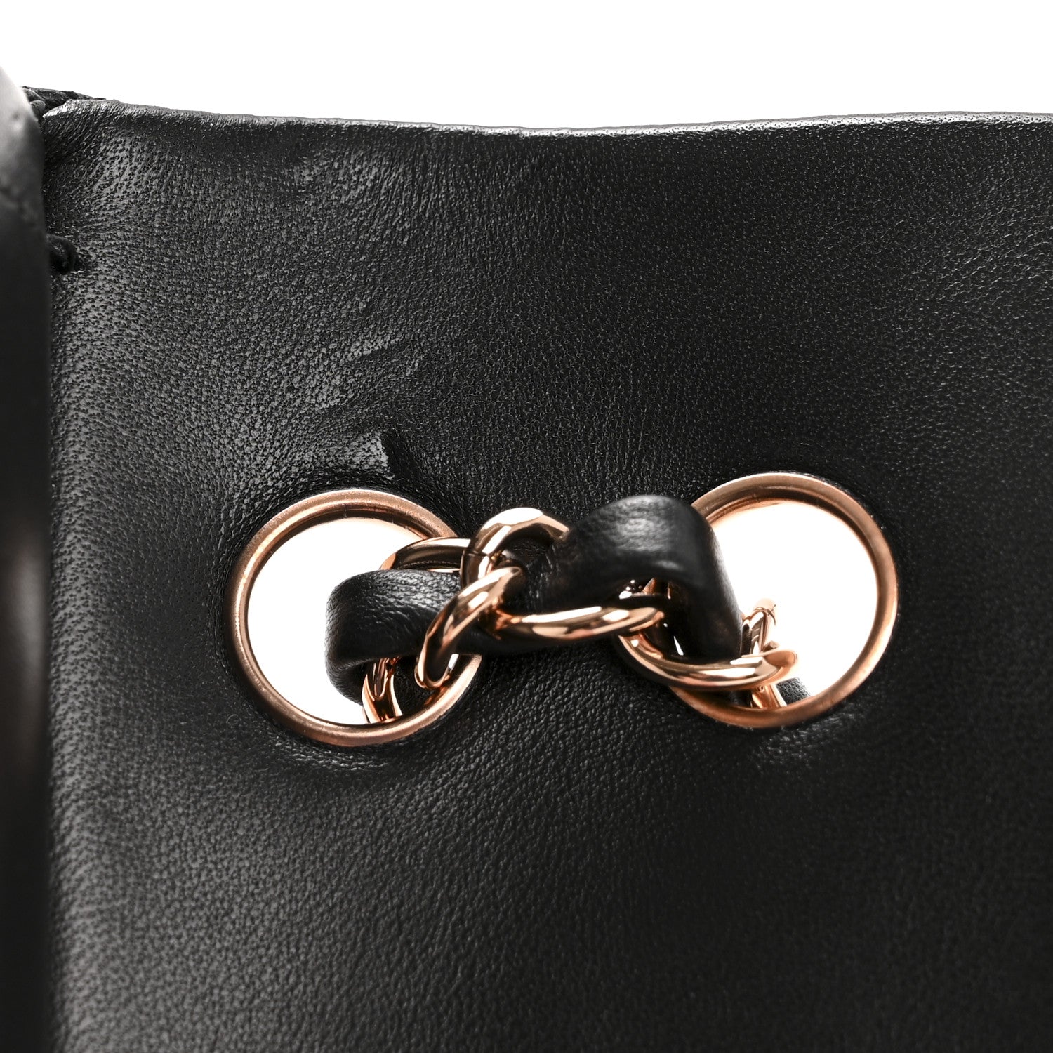 Chanel Lambskin Quilted Small Double Flap Black 12 of 15
