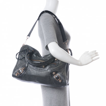 Balenciaga Agneau Giant 21 Rose Gold Hardware City Black 2 of 7