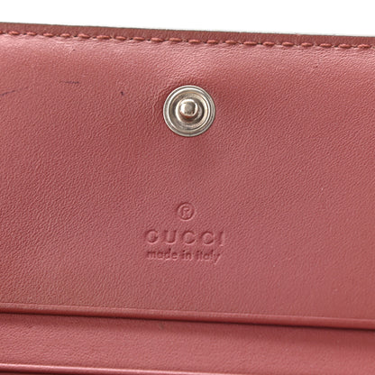 Gucci GG Supreme Monogram Blooms Card Case Wallet Beige Multicolor Dry Rose 6 of 18