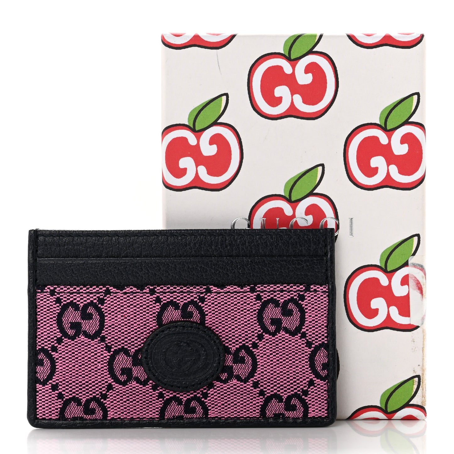 Monogram Multicolor Retro Interlocking G Card Holder Pink Blue