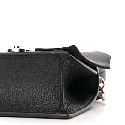 Christian Louboutin Grained Calfskin Nano Elisa Top Handle Bag Black 9 of 9
