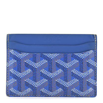 Goyard Goyardine Saint Sulpice Card Holder Sky Blue 1 of 9