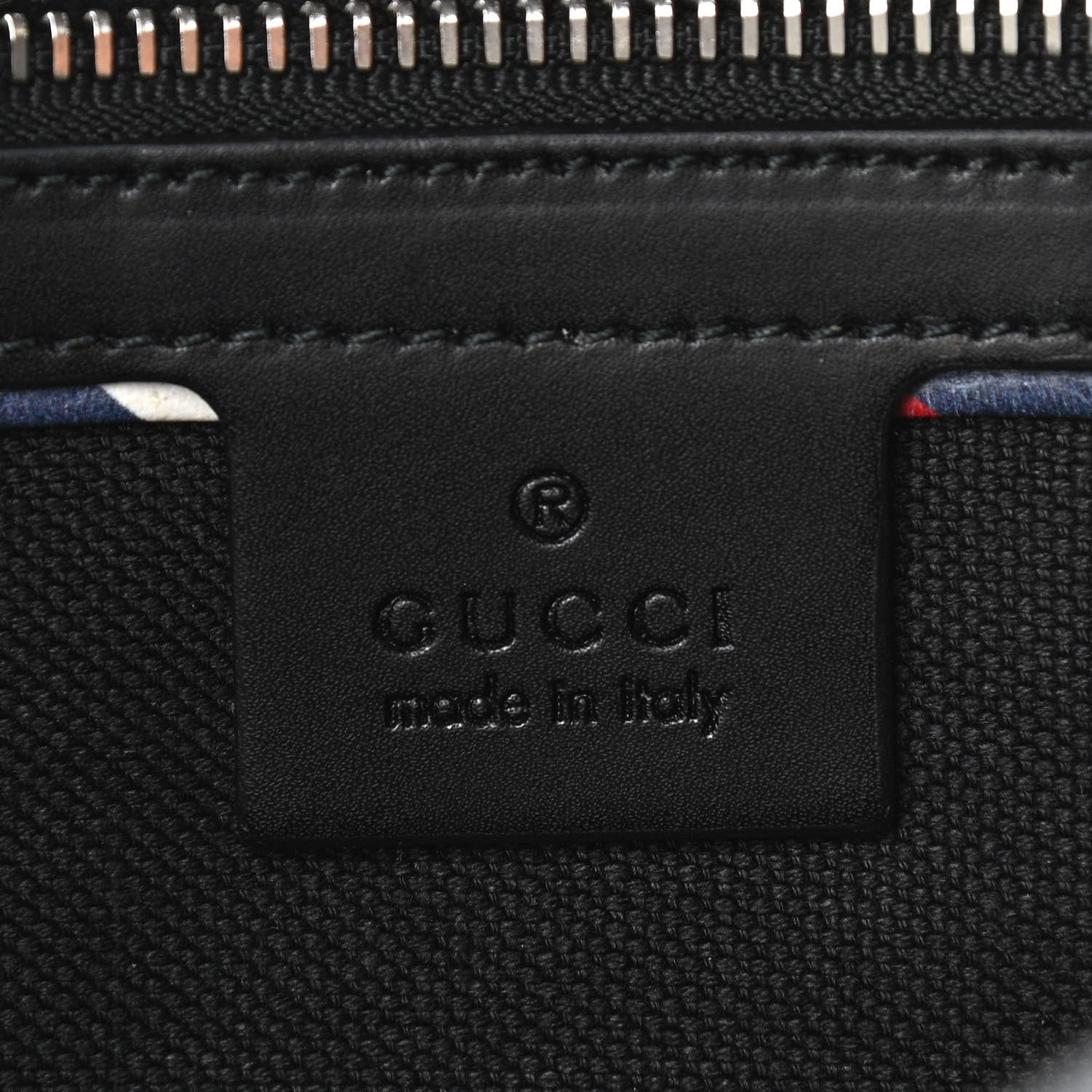 Gucci GG Supreme Monogram Night Courrier Belt Bag Black Multicolor 6 of 13