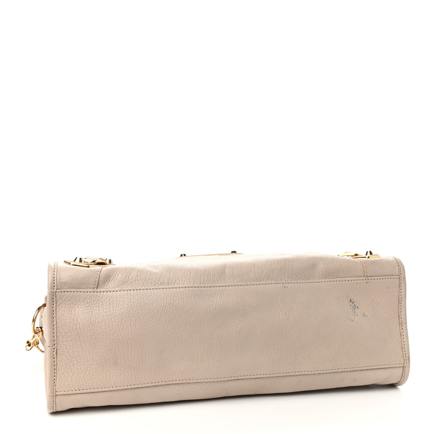 Balenciaga Chevre Gold Hardware Metallic Edge City Beige Praline 4 of 17