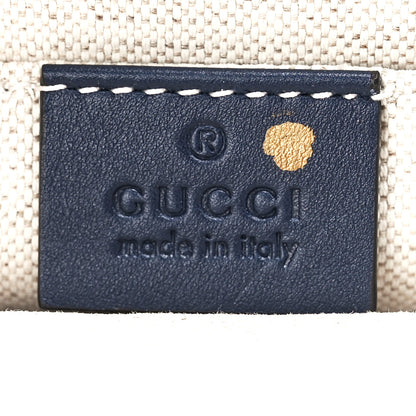 Gucci Moon Calfskin Bamboo Web Medium Dionysus Top Handle Bag Blue Emerald Hibiscus Red 6 of 12
