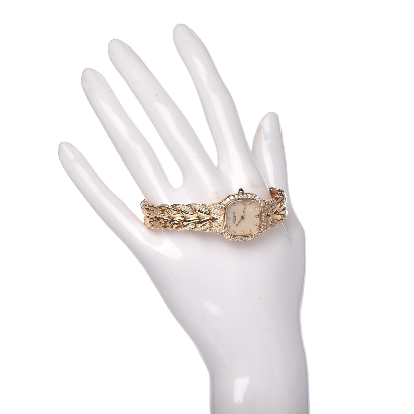 18K Yellow Gold Diamond La Flamme Quartz Watch 481513