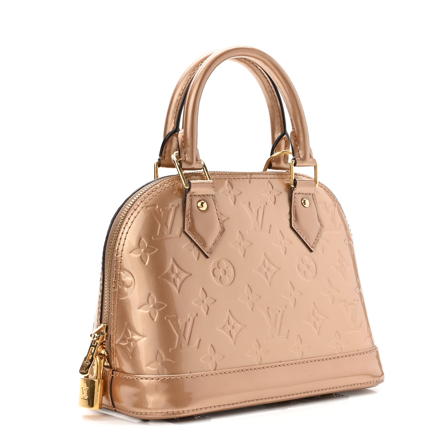 Louis Vuitton Vernis Alma BB Beige Poudre 2 of 8