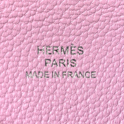 Hermes Chevre Mysore Calvi Card Case Mauve Sylvestre 8 of 12