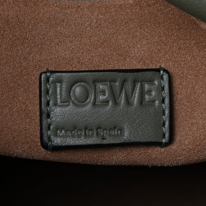Loewe Calfskin Small Flamenco Knot Bag Avocado Green 6 of 9